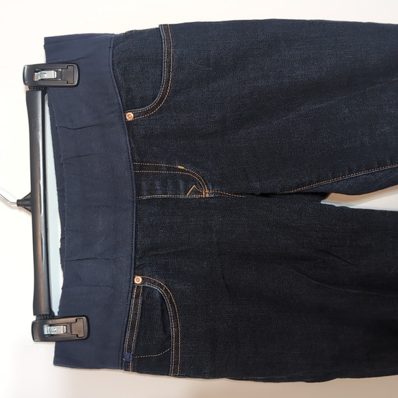 Gap Always Skinny Dark Wash Maternity Jeans - Picture 2 of 6